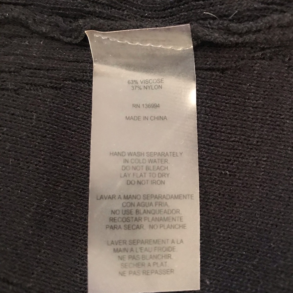 Vita Milano Black Dressy Top - Picture 5 of 5